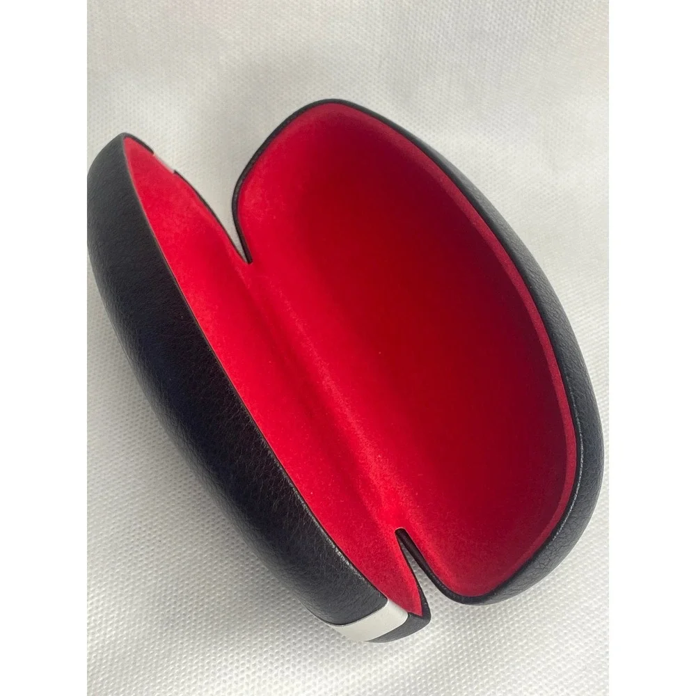 J.F. Rey Sunglasses Glasses Clamshell Case ONLY Black Silver Classic Standard